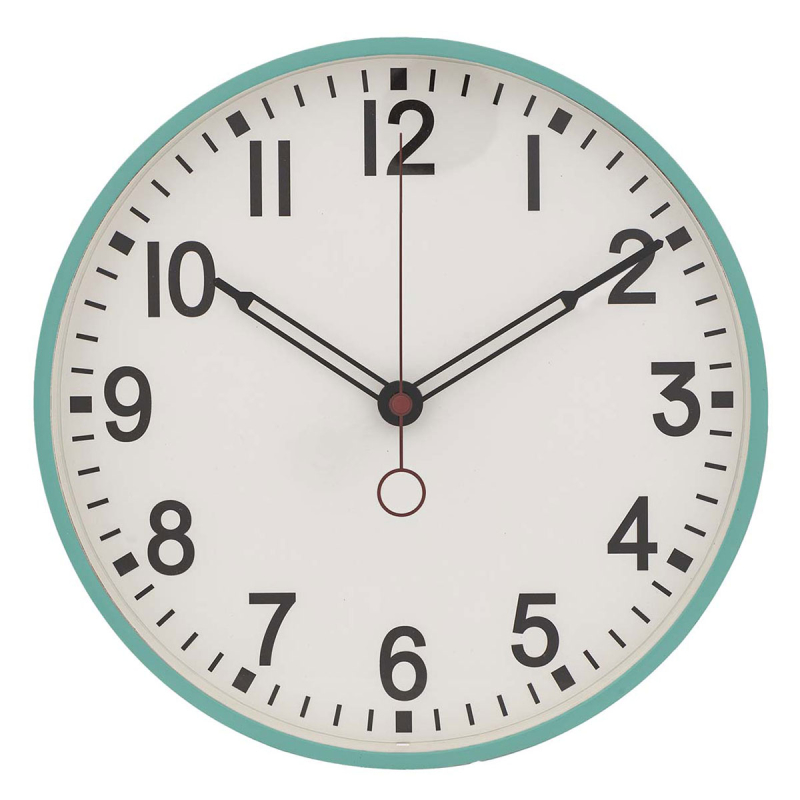 Ρολόι Τοίχου (Φ29) Αθόρυβο A-S Cory 205614 Turquoise