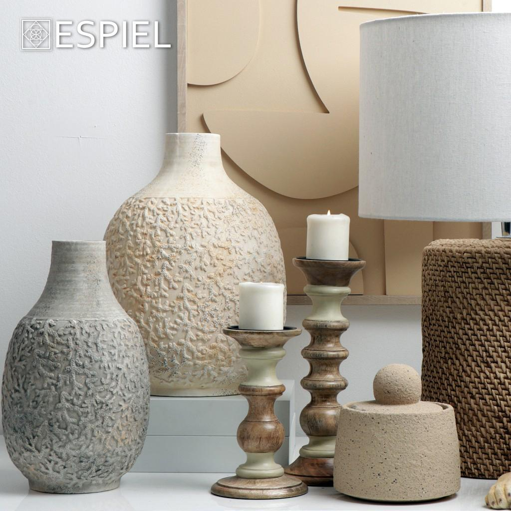 Διακοσμητικό Βάζο (Φ18 5X31 5) Espiel Tas235 Home Διακόσμηση Διακοσμητικά Βάζα & Μπουκάλια Spitishop