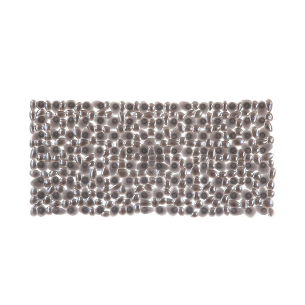 Αντιολισθητικό Πατάκι Μπανιέρας (34x71) Octopus Sassolini Διάφανο Μαύρο