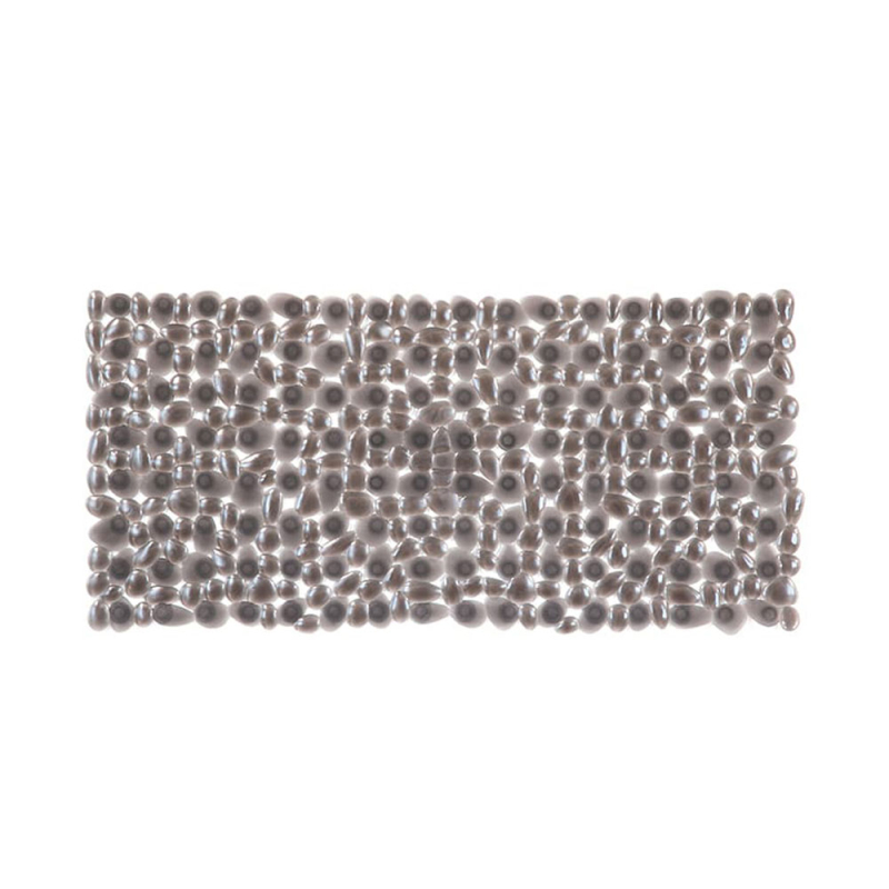 Αντιολισθητικό Πατάκι Μπανιέρας (34x71) Octopus Sassolini Διάφανο Μαύρο