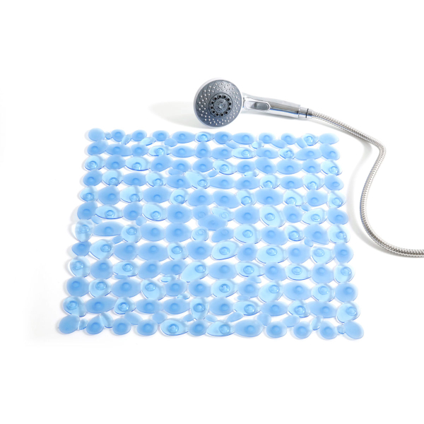 Αντιολισθητικό Πατάκι Ντουζιέρας (54x54) Octopus Sassolini Διάφανο Σιέλ