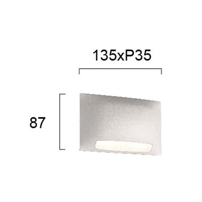 Απλίκα Led Εξωτερικού Χώρου Viokef Mode White 4243200 Home Φωτιστικά - Κήπου Spitishop