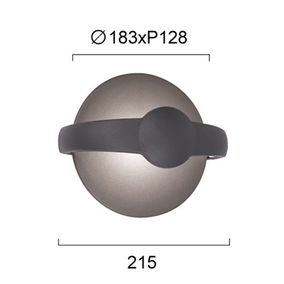 Απλίκα Led Εξωτερικού Χώρου Viokef Mayorka Grey 4298700 Home Φωτιστικά - Κήπου Spitishop