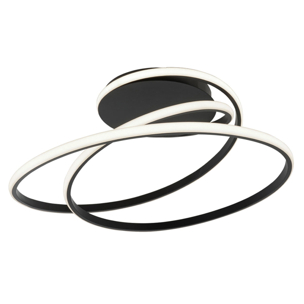 Φωτιστικό Πλαφονιέρα LED Viokef Mily Black 4301501