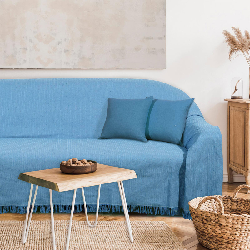 Ριχτάρι Καναπέ Τριθέσιου (180x300) Das Home Throws 0240 Blue