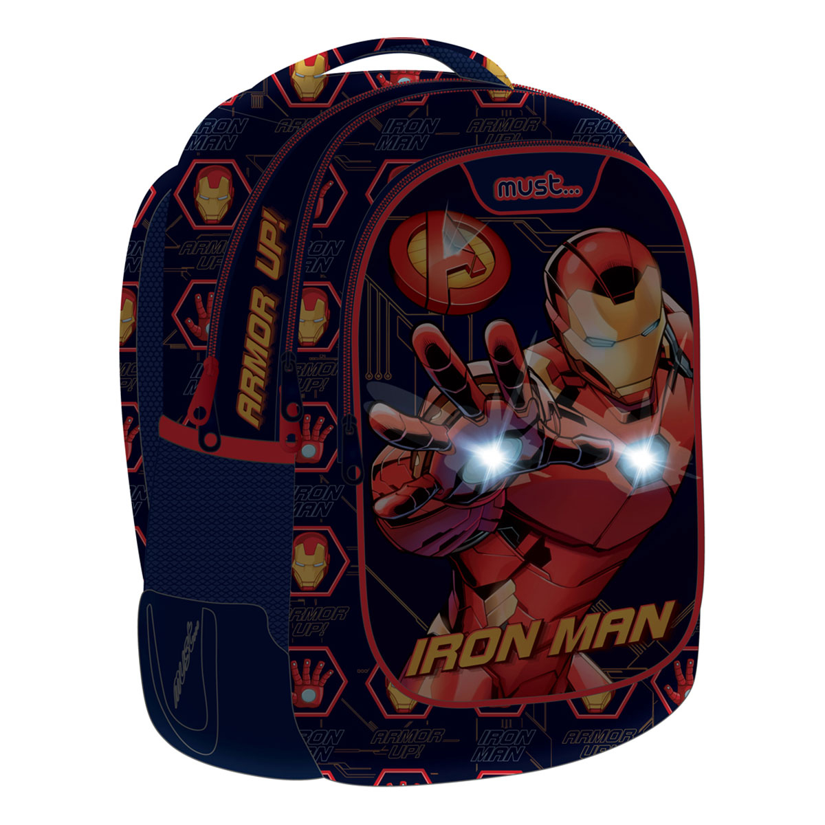 Σχολική Τσάντα Δημοτικού (32X18X43) Must Iron Man 506218 Home Παιδικά Παιδικές Τσάντες Spitishop