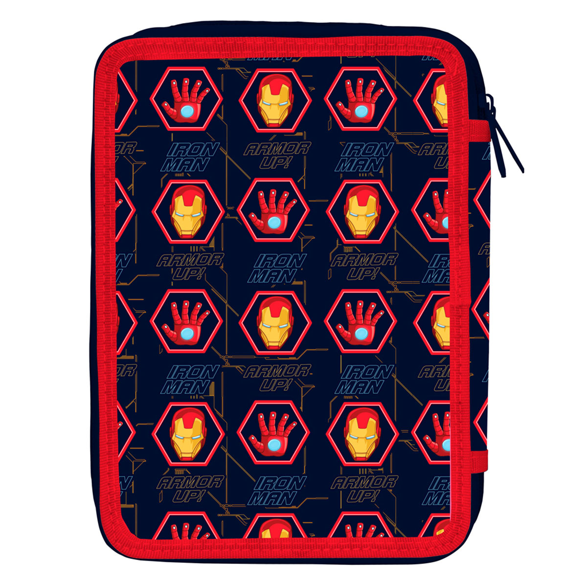 Κασετίνα Διπλή Γεμάτη (21X15X5) Must Iron Man 506238 Home Παιδικά Σχολείο Σχολικές Κασετίνες Spitishop