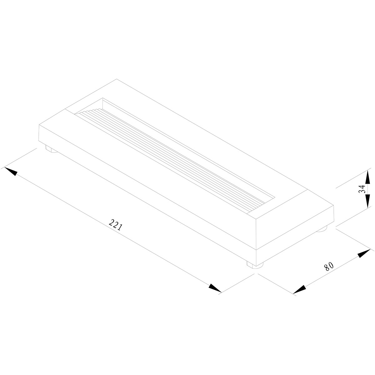 Απλίκα Led Εξωτερικού Χώρου Heronia Her-07 42-0012 Grey Home Φωτιστικά - Κήπου Spitishop