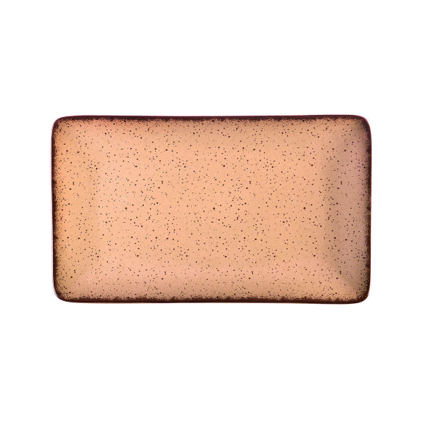 Πιατέλα Σερβιρίσματος Ορθογώνια (31x21) Estia Terra Salmon 07-16012