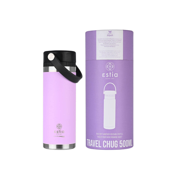 Παγούρι - Θερμός 500ml Estia Save The Aegean Chug Lavender Purple 01-17767