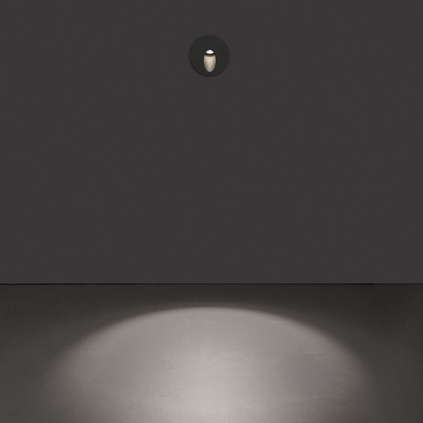 Απλίκα LED Εξωτερικού Χώρου Χωνευτή Viokef Serifos Round 4261100