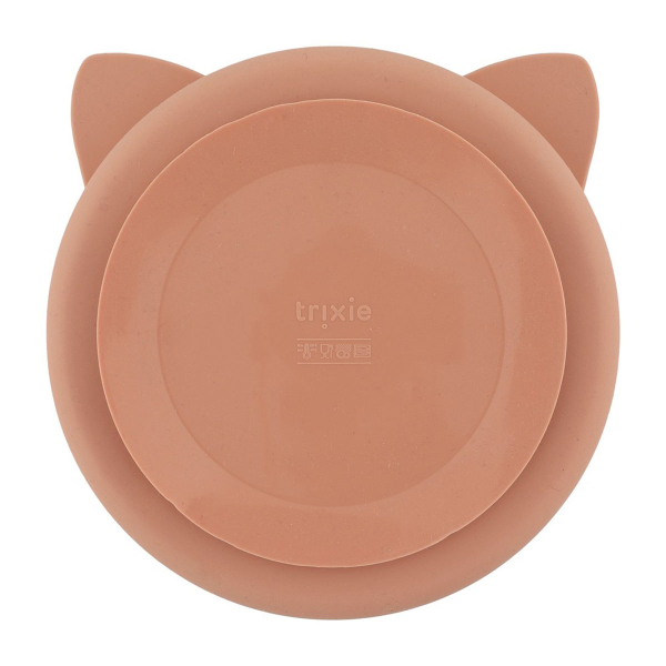 Πιάτο Σιλικόνης (Φ19x3.5) Με Χωρίσματα Trixie Mrs.Cat