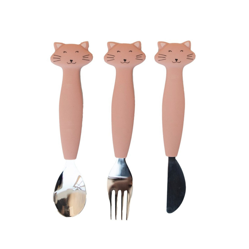 Πιρούνι-Μαχαίρι-Κουτάλι (Σετ) Trixie Mrs.Cat