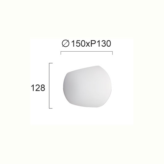 Απλίκα Τοίχου Viokef Sarra White 4290200 Home Φωτιστικά Spitishop