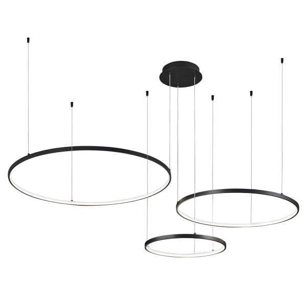 Φωτιστικό Οροφής LED Dimmable Viokef Maximos Black 4301100