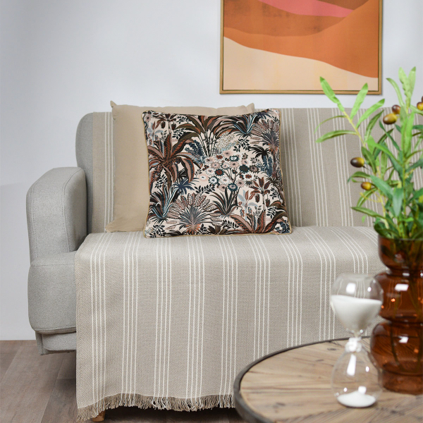 Ριχτάρι Καναπέ Τετραθέσιου (180x330) Ravelia Rayas Beige