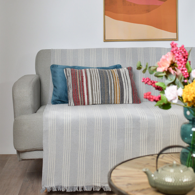 Ριχτάρι Καναπέ Διθέσιου (180x240) Ravelia Rayas L.Grey