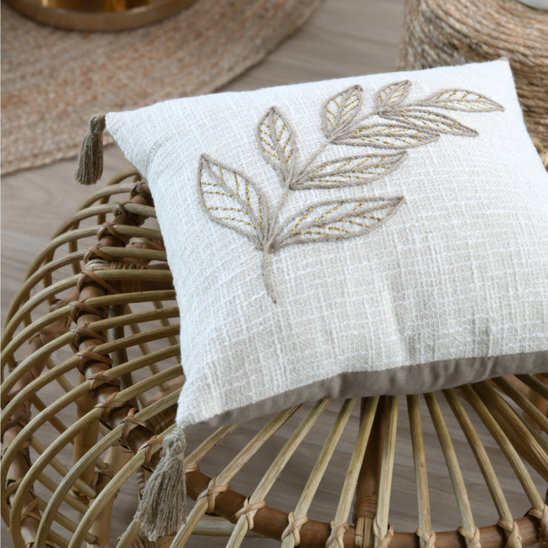 Διακοσμητικό Μαξιλάρι (40x40) S-F Hemera Ecru C0D388002