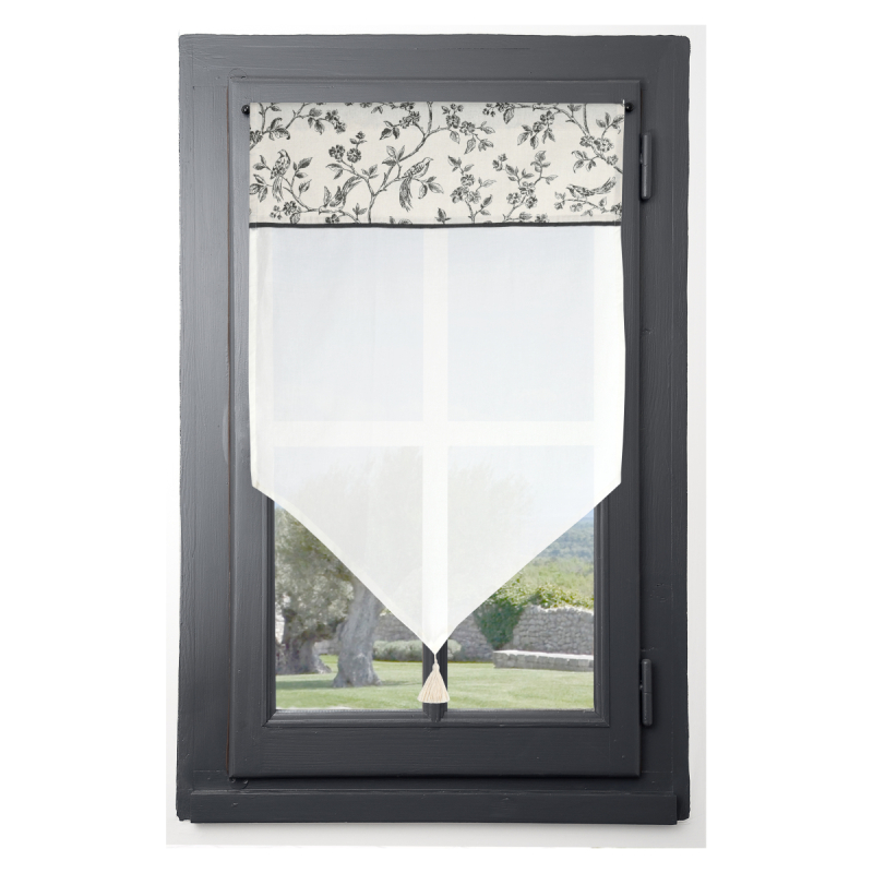 Κουρτίνα Παραθύρου (60x90) Με Τούνελ S-F Clarine RA1D445001