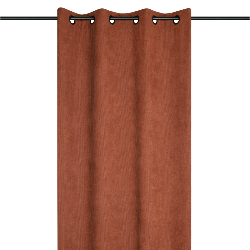 Κουρτίνα Βελουτέ (140x260) Με Τρουκς S-F Dandy Roux R6D567005