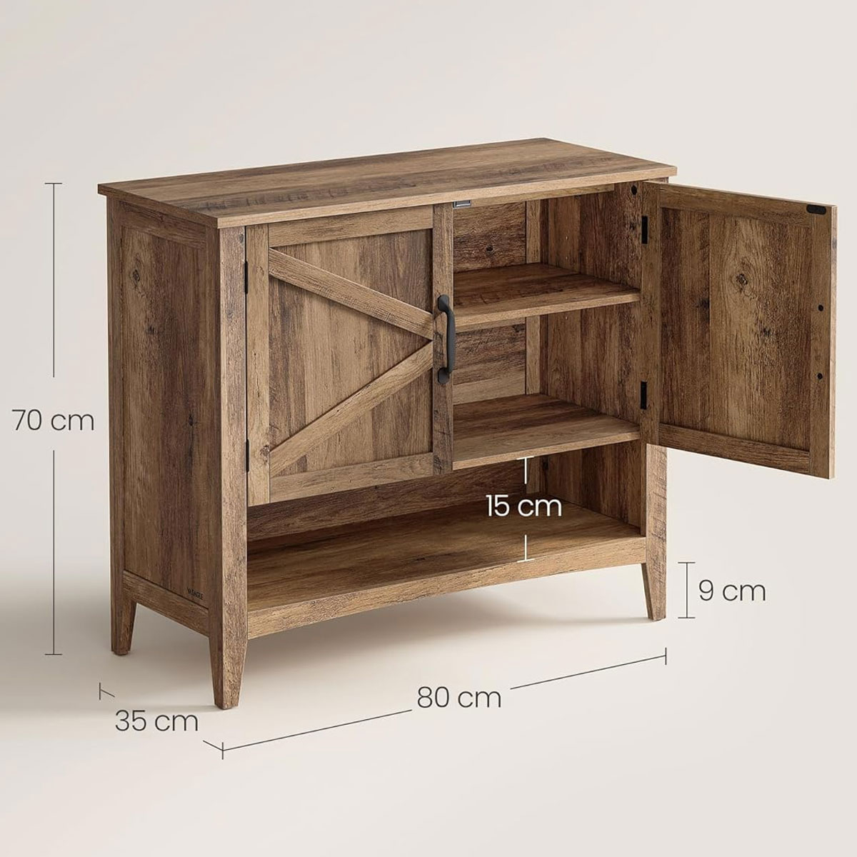 Παπουτσοθήκη Ντουλάπι 10 Θέσεων (80X35X70) Vasagle Lbc038B01 Home Έπιπλα Παπουτσοθήκες Spitishop