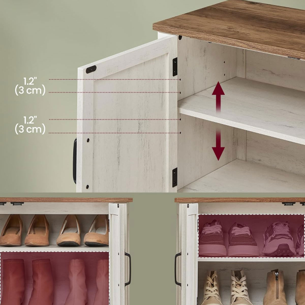 Παπουτσοθήκη Ντουλάπι 10 Θέσεων (80x35x70) Vasagle LBC038W01