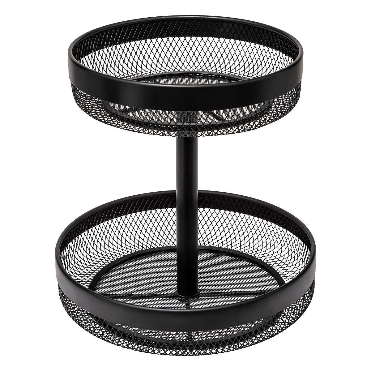 Φρουτιέρα 2 Θέσεων (Φ30X31) F-V Mayaj Black 189979 Home Οργάνωση & Αποθήκευση Κουζίνας Φρουτιέρες Spitishop