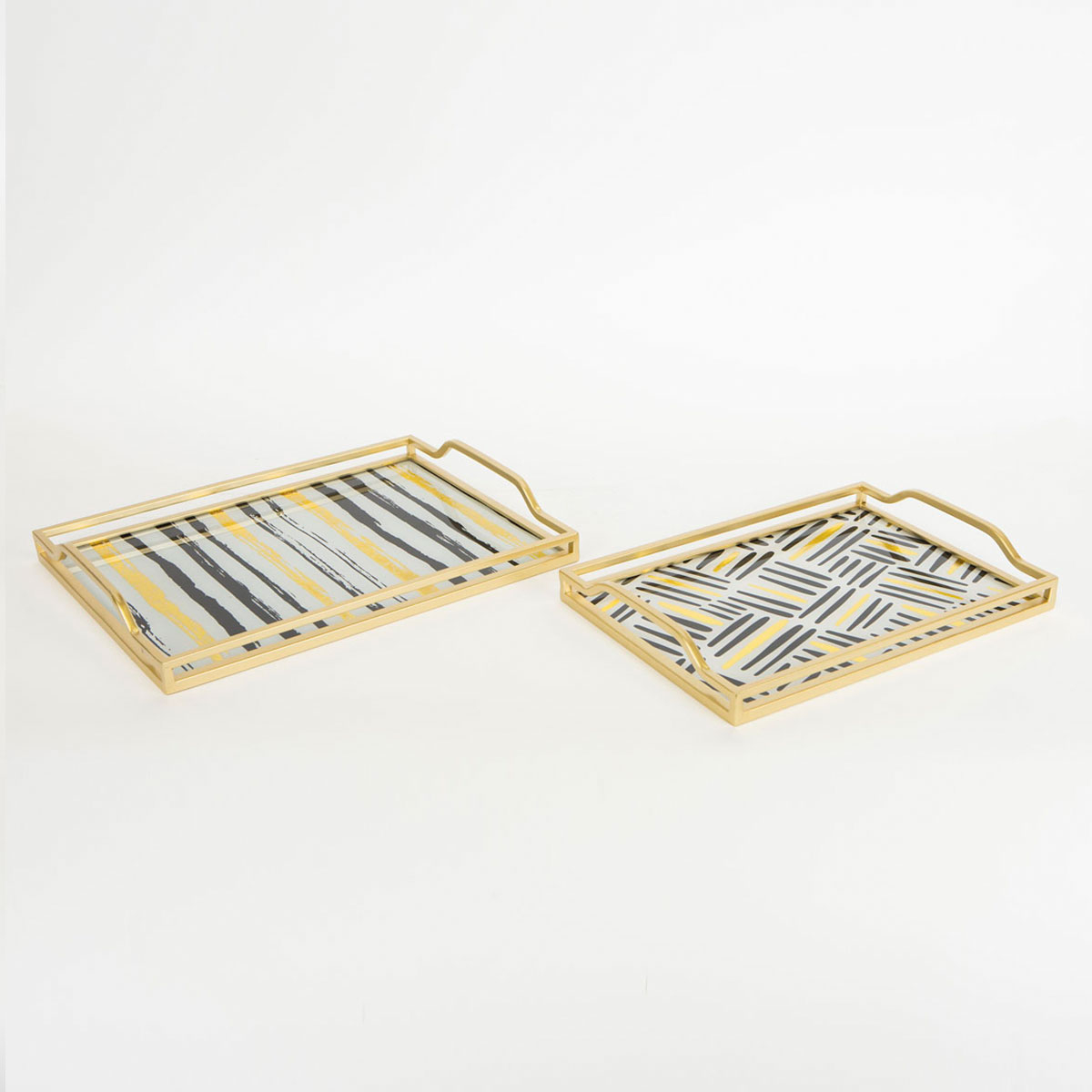 Δίσκοι Διακόσμησης (Σετ 2Τμχ) Estheti 752-16043 Home Διακόσμηση - Πιατέλες Μπωλ Spitishop