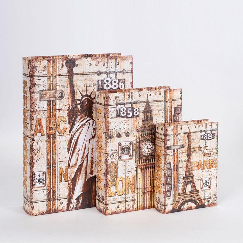 Διακοσμητικά Βιβλία/Κουτιά (Σετ 3τμχ) Estheti 752-17018