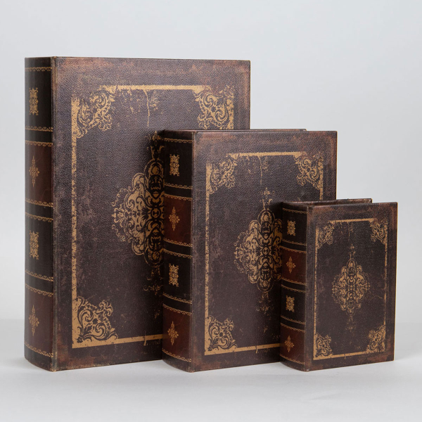 Διακοσμητικά Βιβλία/Κουτιά (Σετ 3τμχ) Estheti 752-17041