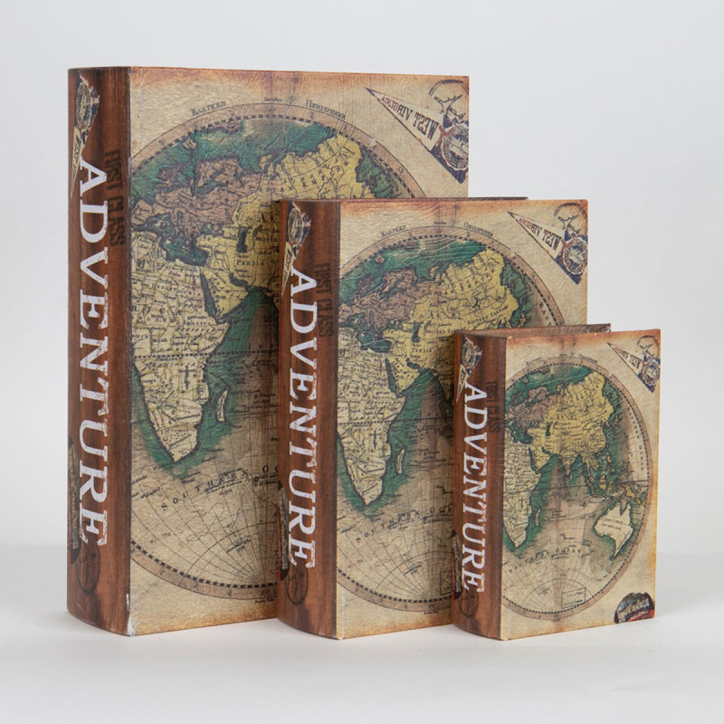 Διακοσμητικά Βιβλία/Κουτιά (Σετ 3τμχ) Estheti 752-17042