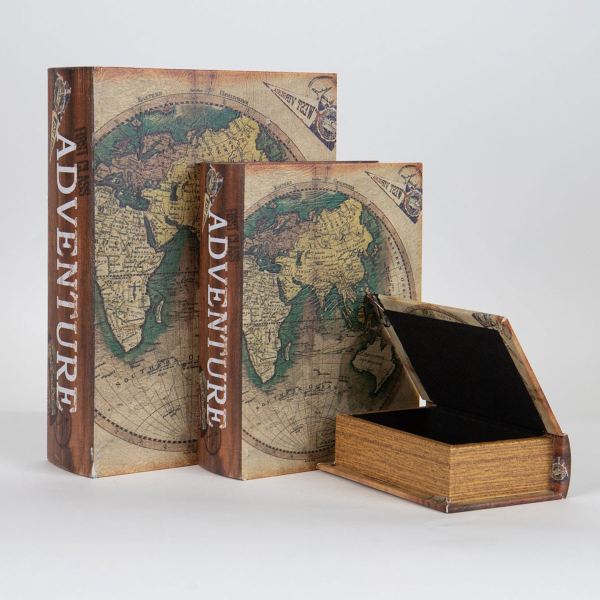 Διακοσμητικά Βιβλία/Κουτιά (Σετ 3τμχ) Estheti 752-17042