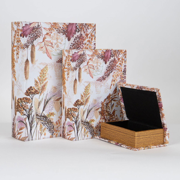 Διακοσμητικά Βιβλία/Κουτιά (Σετ 3τμχ) Estheti 752-17043