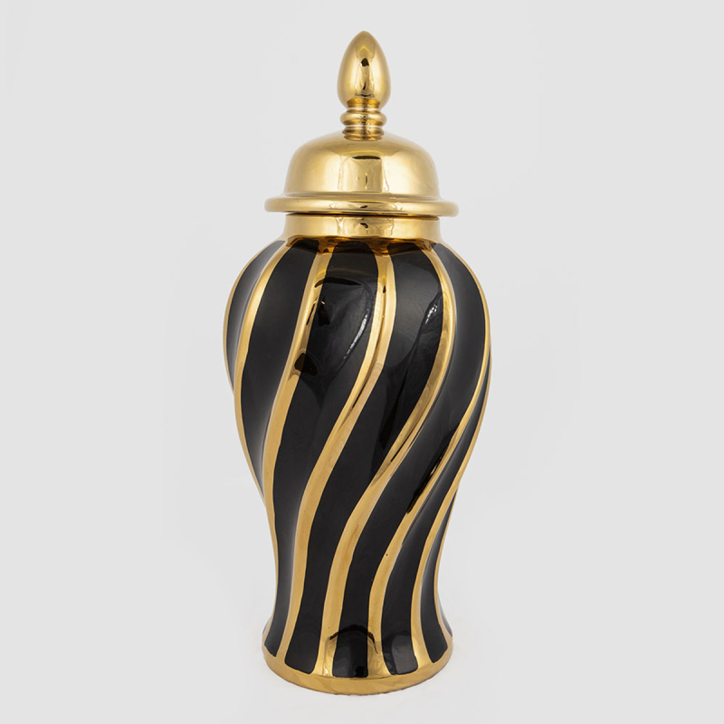 Διακοσμητικό Βάζο Με Καπάκι (Φ17.5x40.8) Estheti 752-20032