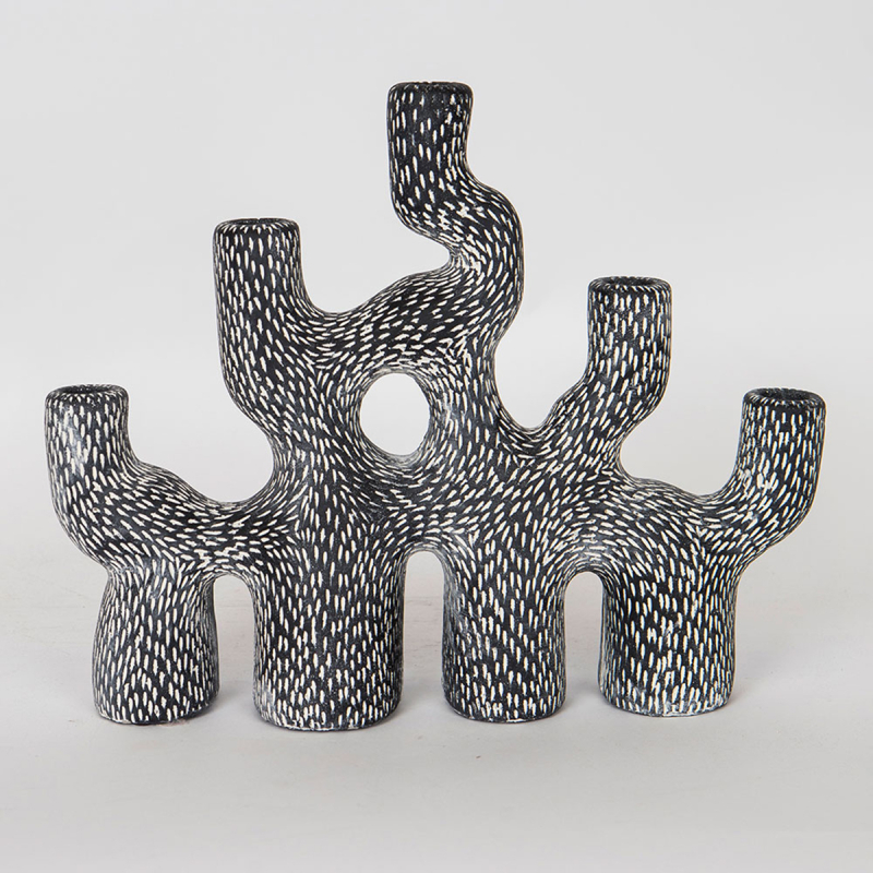 Κηροπήγιο 5 Θέσεων (34.5x9.5x28) Estheti 752-25027