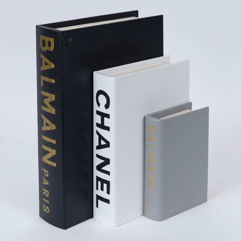 Διακοσμητικά Βιβλία/Κουτιά (Σετ 3τμχ) Estheti 752-17072