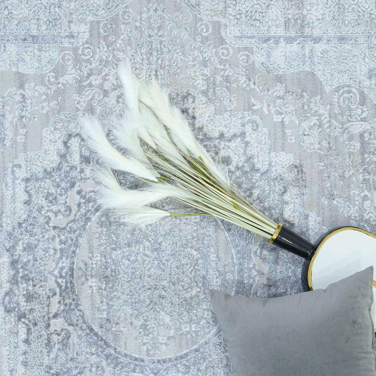 Χαλί (200X290) Ezzo Firenze D076Ay9 Grey Home Χαλιά Σαλονιού Spitishop