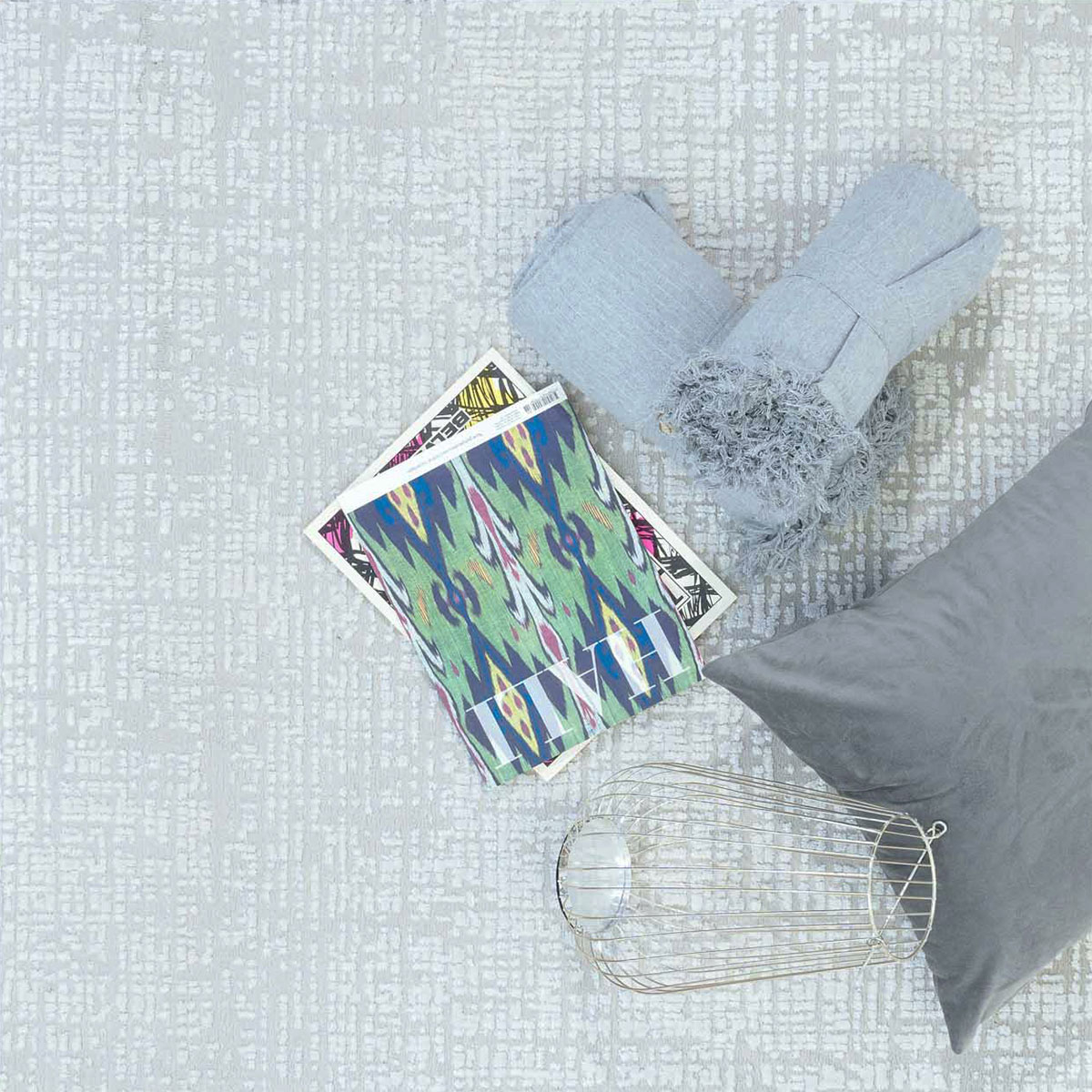 Χαλί (133X190) Ezzo Firenze D078By9 Grey Home Χαλιά Σαλονιού Spitishop