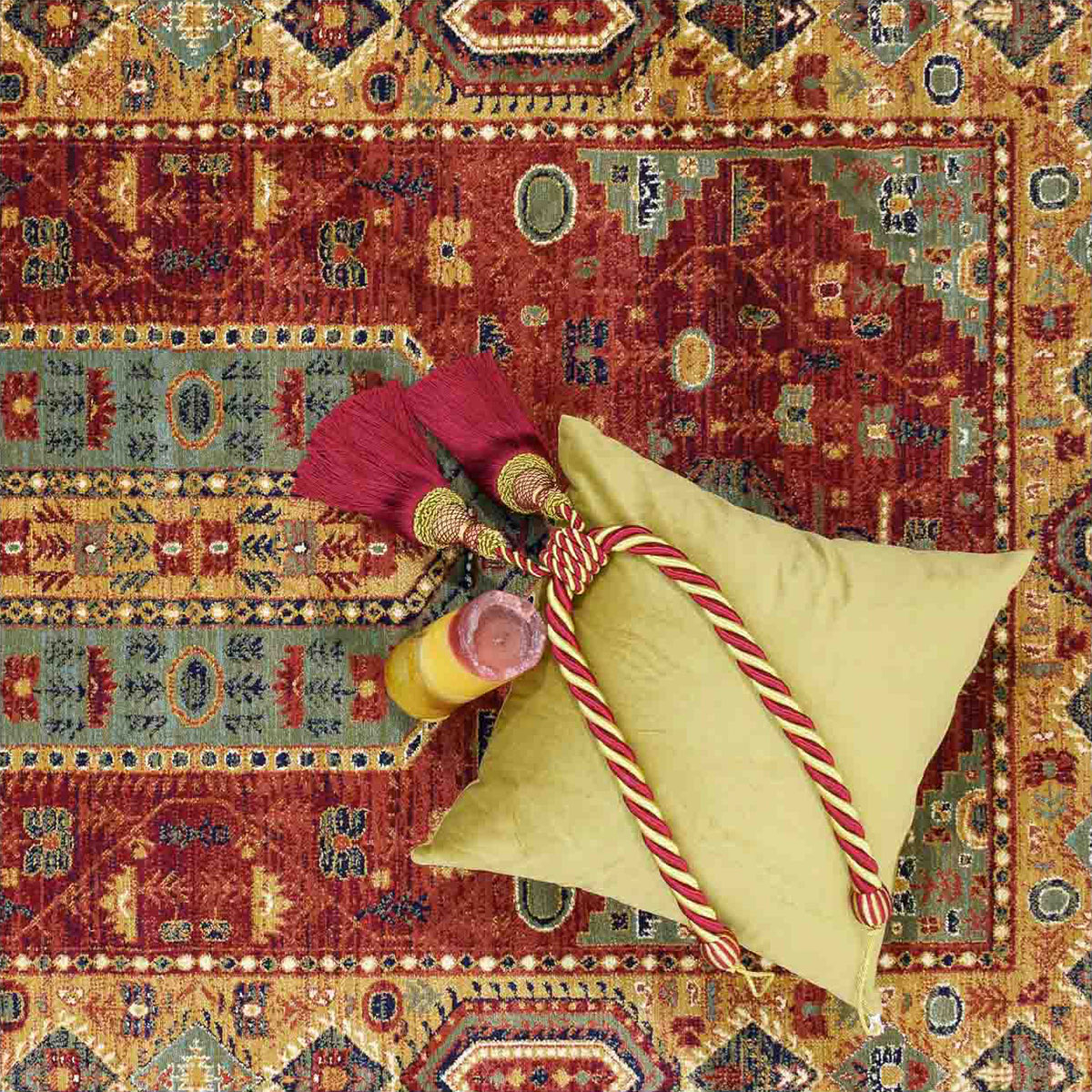 Χαλί (200X290) Ezzo Orient 9544A Al Red Home Χαλιά Σαλονιού Spitishop