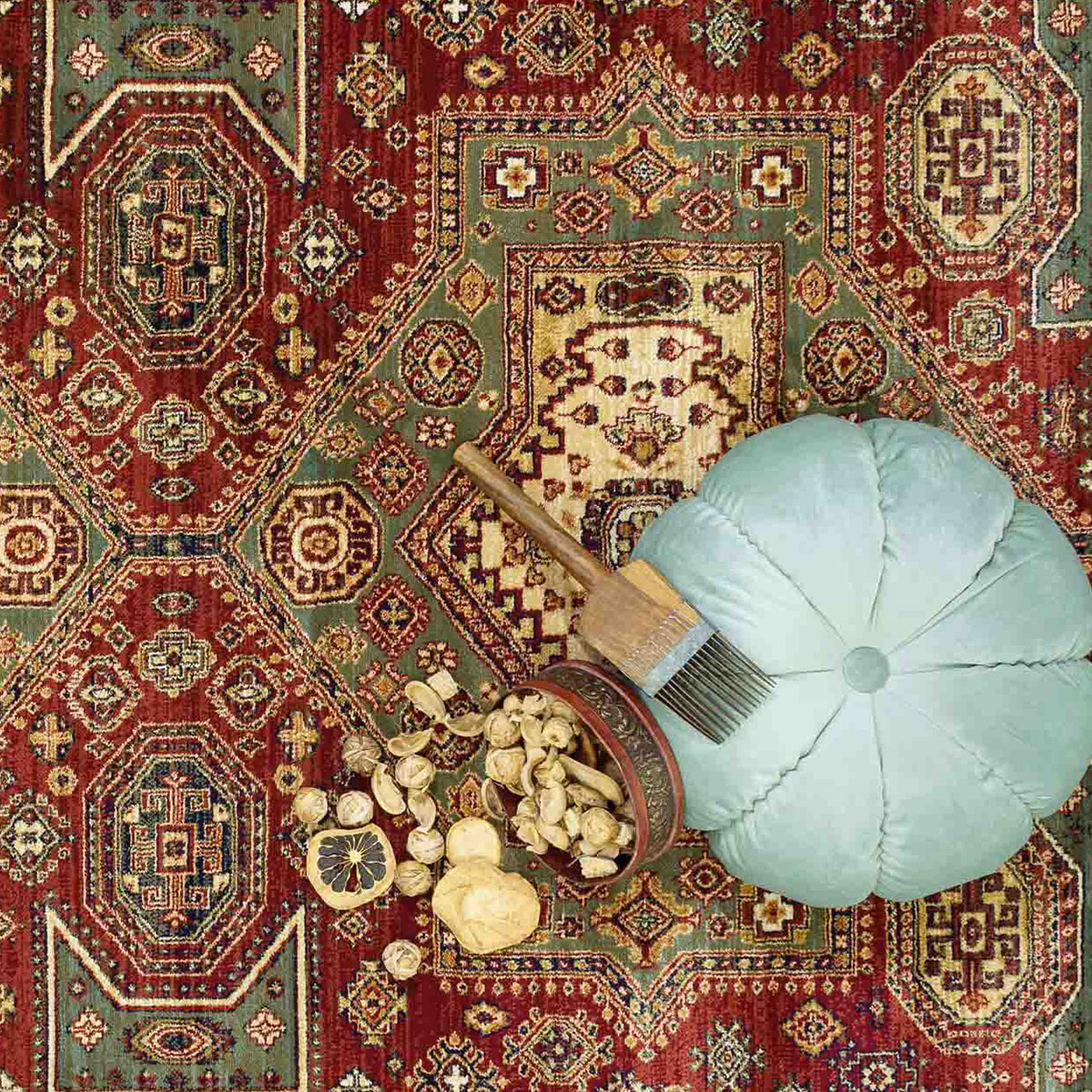 Χαλί (160X230) Ezzo Orient 7859A Al Red Home Χαλιά Σαλονιού Spitishop