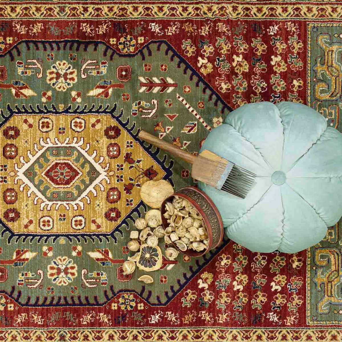 Χαλί (100X160) Ezzo Orient D008A Al Red Home Χαλιά Σαλονιού Spitishop