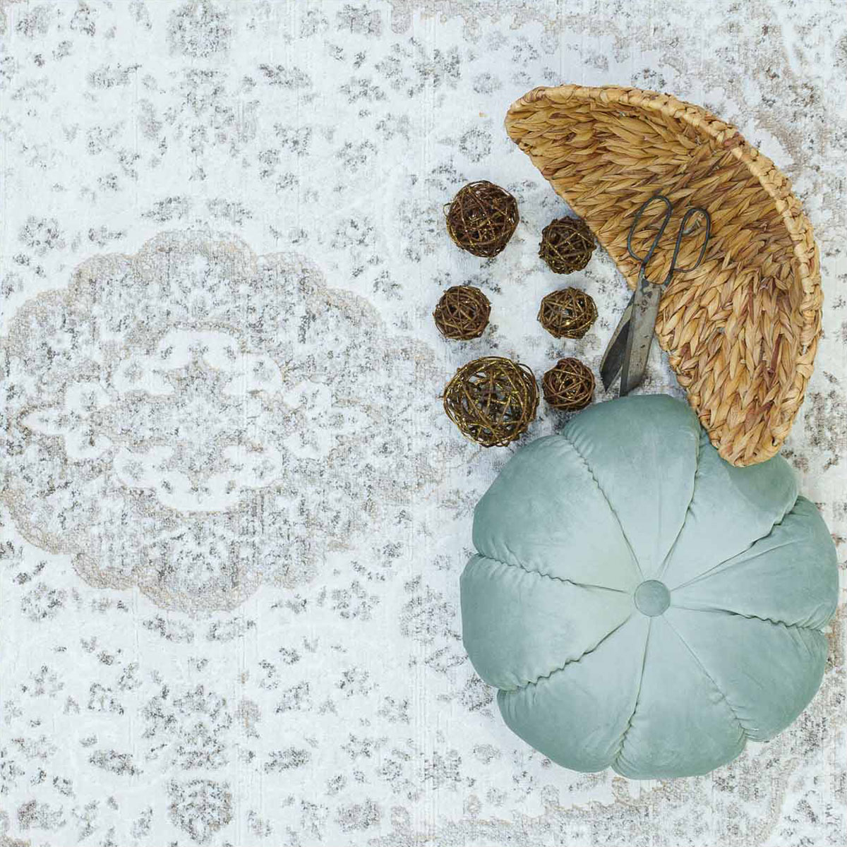 Χαλί (160X230) Ezzo Veneto D353A1W Cream Home Χαλιά Σαλονιού Spitishop