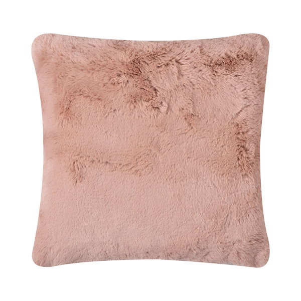 Διακοσμητικό Μαξιλάρι Γούνινο (45x45) Silk Fashion Rabbit Fur Pink