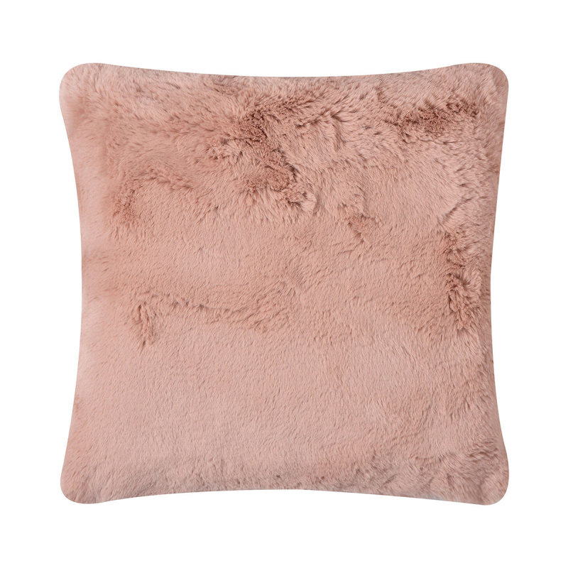 Διακοσμητικό Μαξιλάρι Γούνινο (45x45) Silk Fashion Rabbit Fur Pink