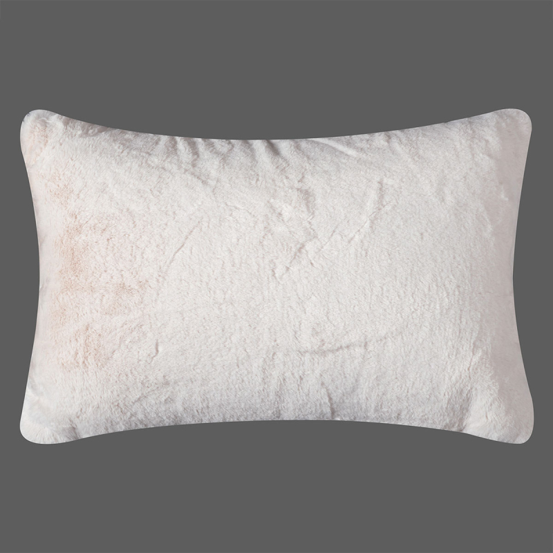 Διακοσμητική Μαξιλαροθήκη Γούνινη (40x60) Silk Fashion Rabbit Fur Ivory