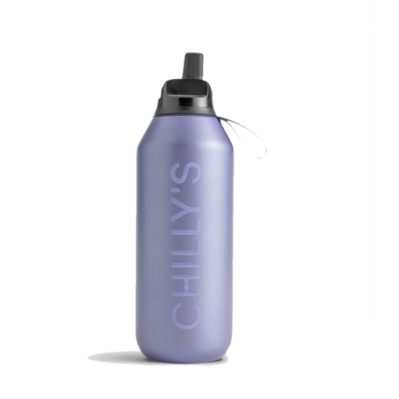 Μπουκάλι Θερμός 500ml Chilly's Series 2 Flip Metallic Lavender