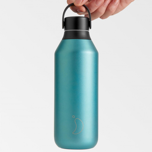 Μπουκάλι Θερμός 500ml Chilly's Series 2 Bottle Metallic Atlantis