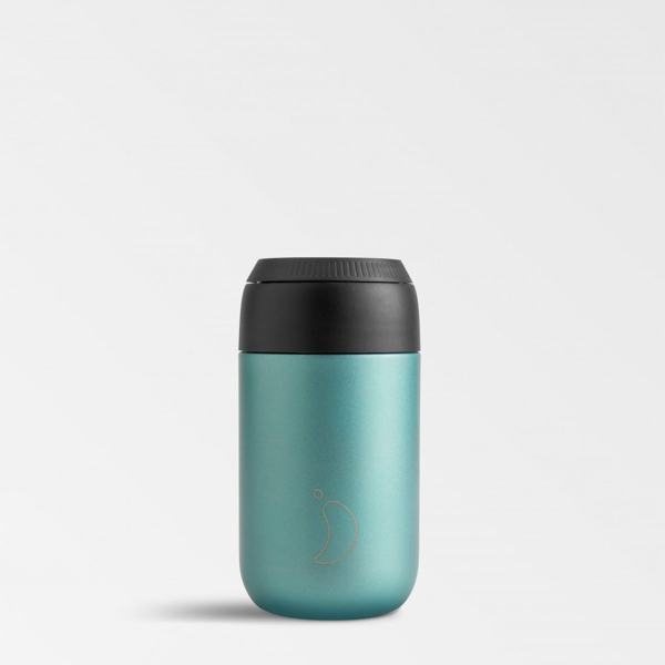 Ποτήρι Θερμός 340ml Chilly's Series 2 Cup Metallic Atlantis