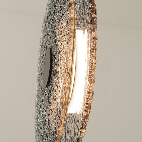 Φωτιστικό Οροφής Μονόφωτο LED Zambelis 23074 Smoked Glass