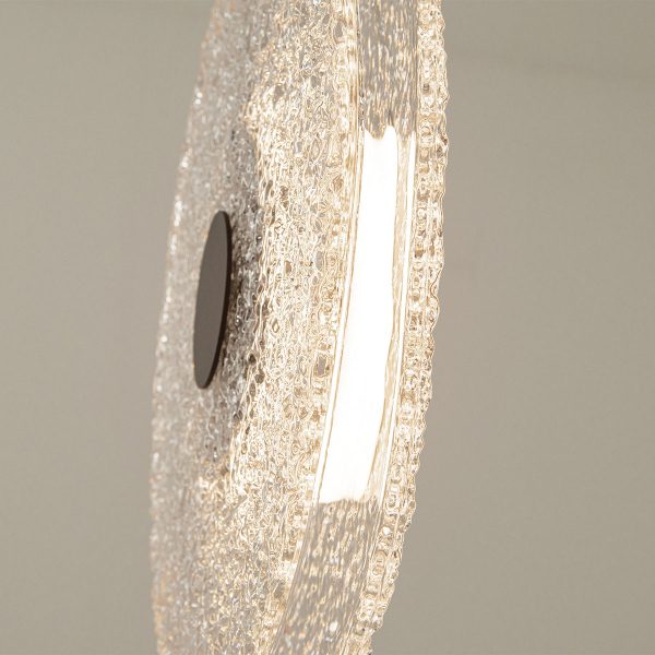 Φωτιστικό Οροφής Μονόφωτο LED Zambelis 23075 Clear Glass